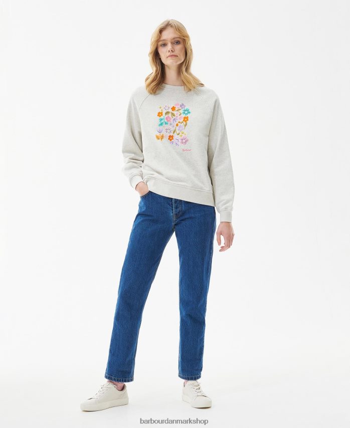 sky mergel azalea sweatshirt BR2BR21990 Kvinder Barbour tøj