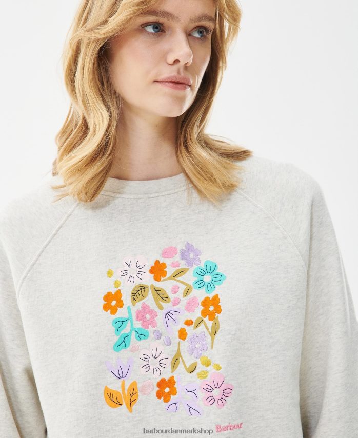 sky mergel azalea sweatshirt BR2BR21990 Kvinder Barbour tøj