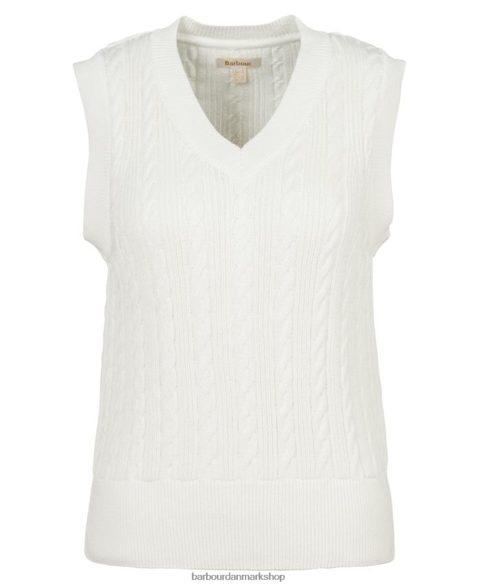 aran regia strikket sweater vest BR2BR21955 Kvinder Barbour tøj