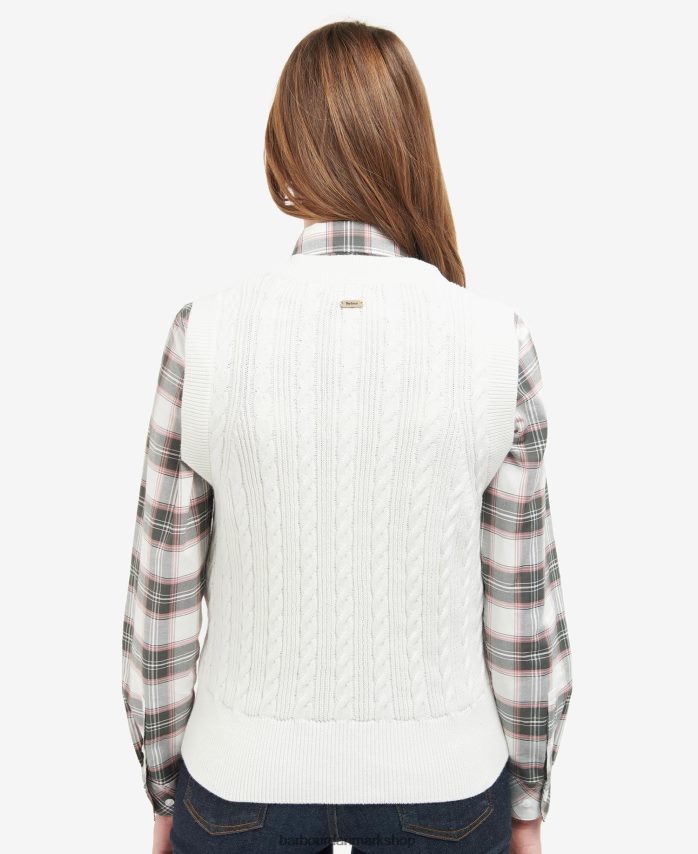 aran regia strikket sweater vest BR2BR21955 Kvinder Barbour tøj