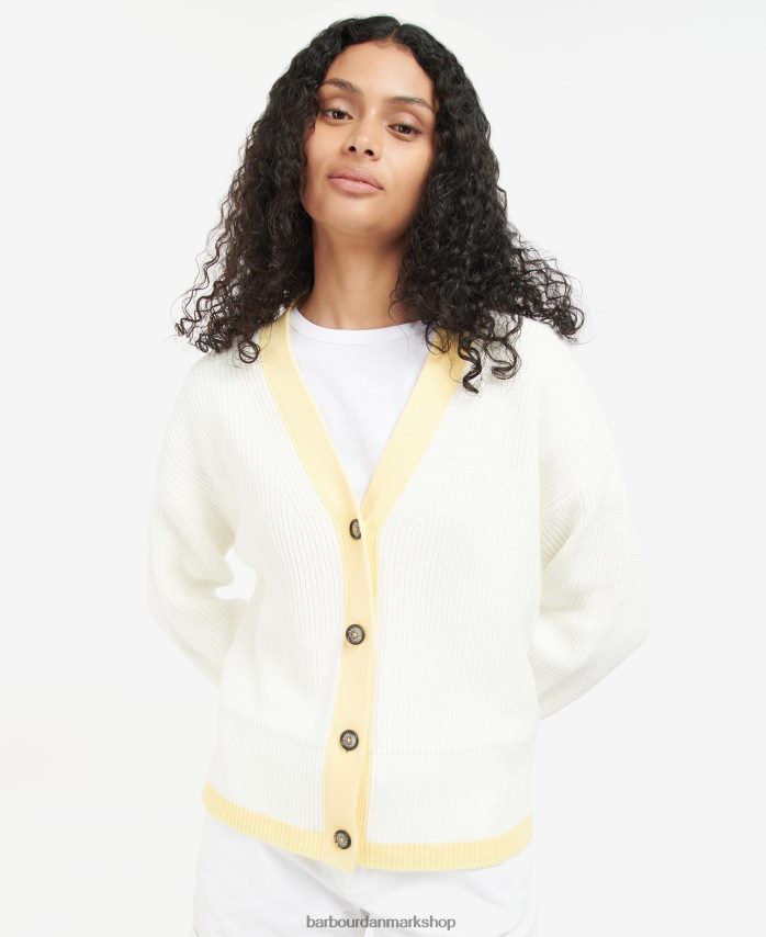 ecru maski cardigan BR2BR21941 Kvinder Barbour tøj