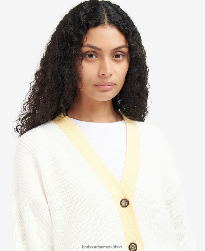 ecru maski cardigan BR2BR21941 Kvinder Barbour tøj