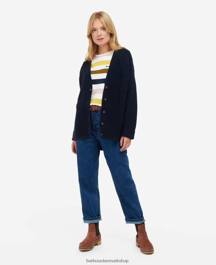 flåde stitch guernsey button cardigan BR2BR21936 Kvinder Barbour tøj