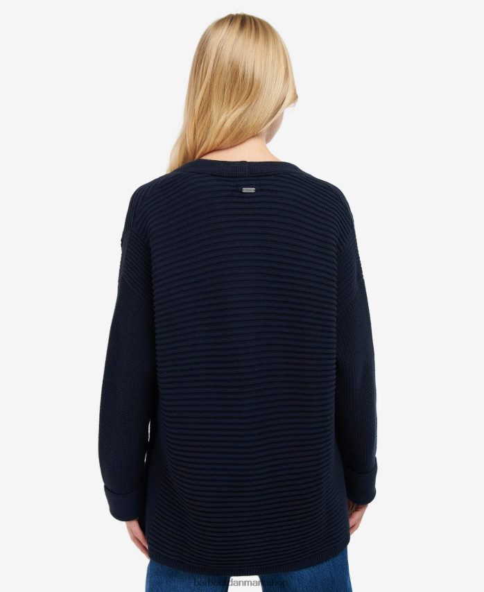 flåde stitch guernsey button cardigan BR2BR21936 Kvinder Barbour tøj