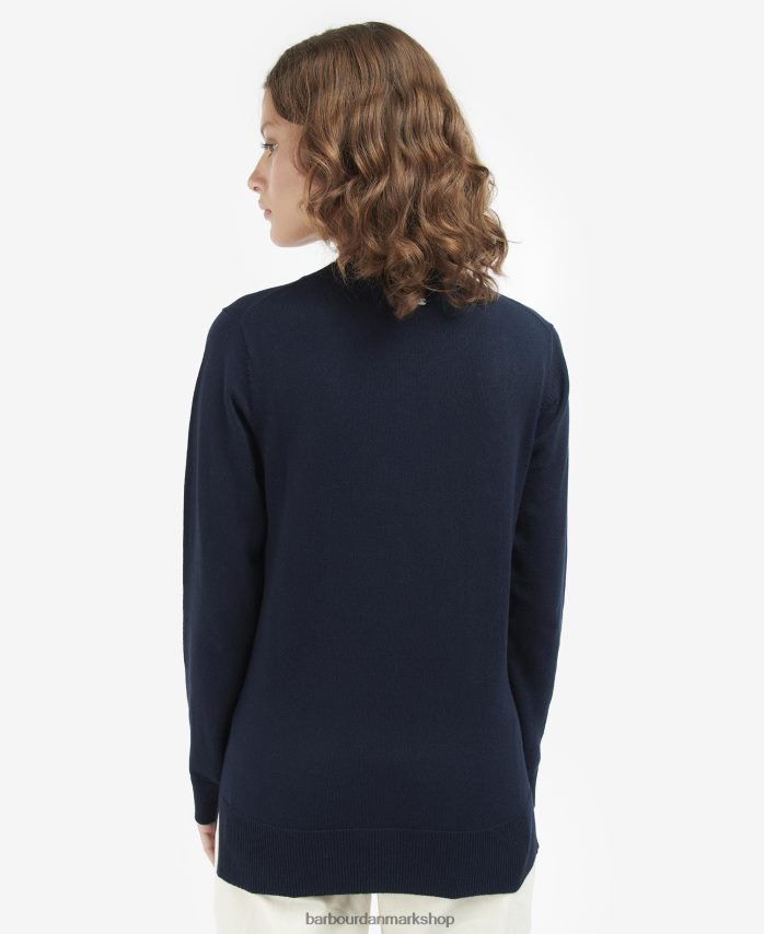 klassisk flåde housesteads strikket trøje BR2BR21969 Kvinder Barbour tøj