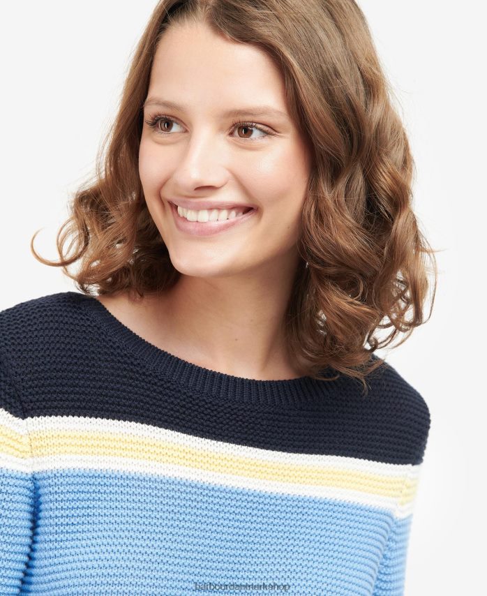 klassisk flåde littlehampton sweater BR2BR21963 Kvinder Barbour tøj