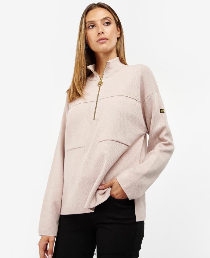 lyserødt ler rushmoor strik BR2BR21915 Kvinder Barbour tøj