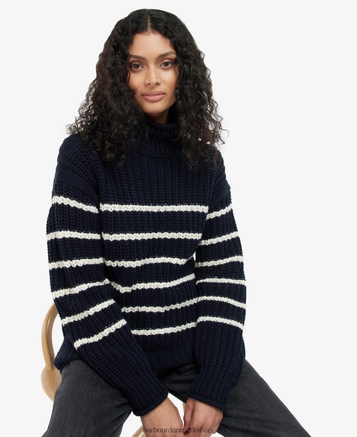 marineblå stribe lunan strik BR2BR21956 Kvinder Barbour tøj