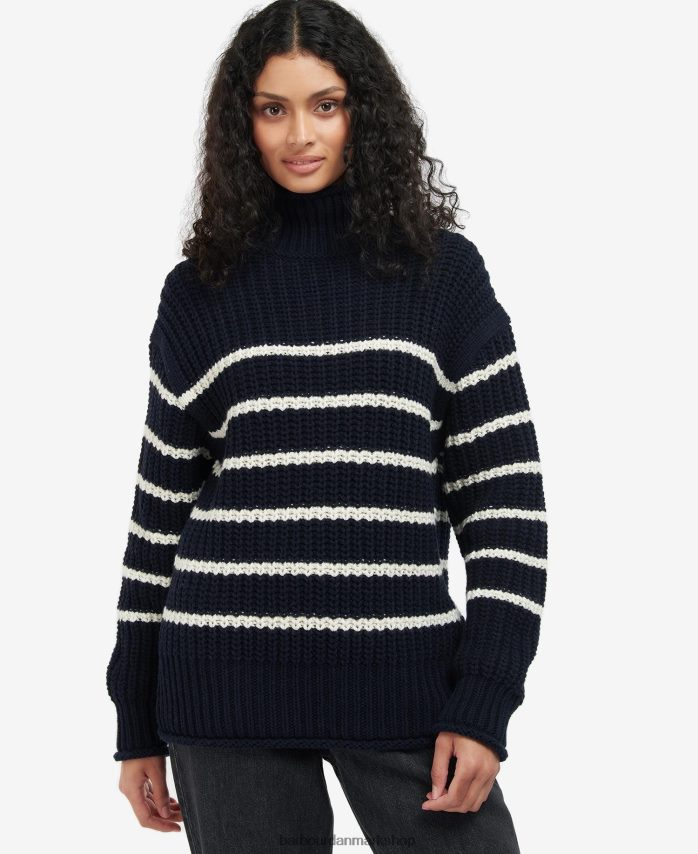 marineblå stribe lunan strik BR2BR21956 Kvinder Barbour tøj