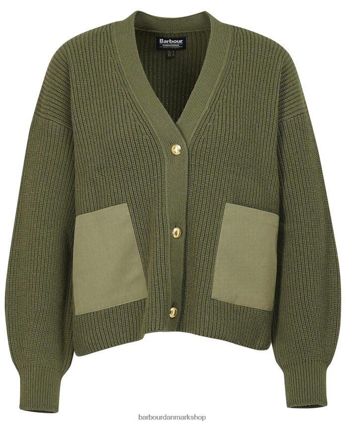 midnatsgrøn jensons cardigan BR2BR21945 Kvinder Barbour tøj