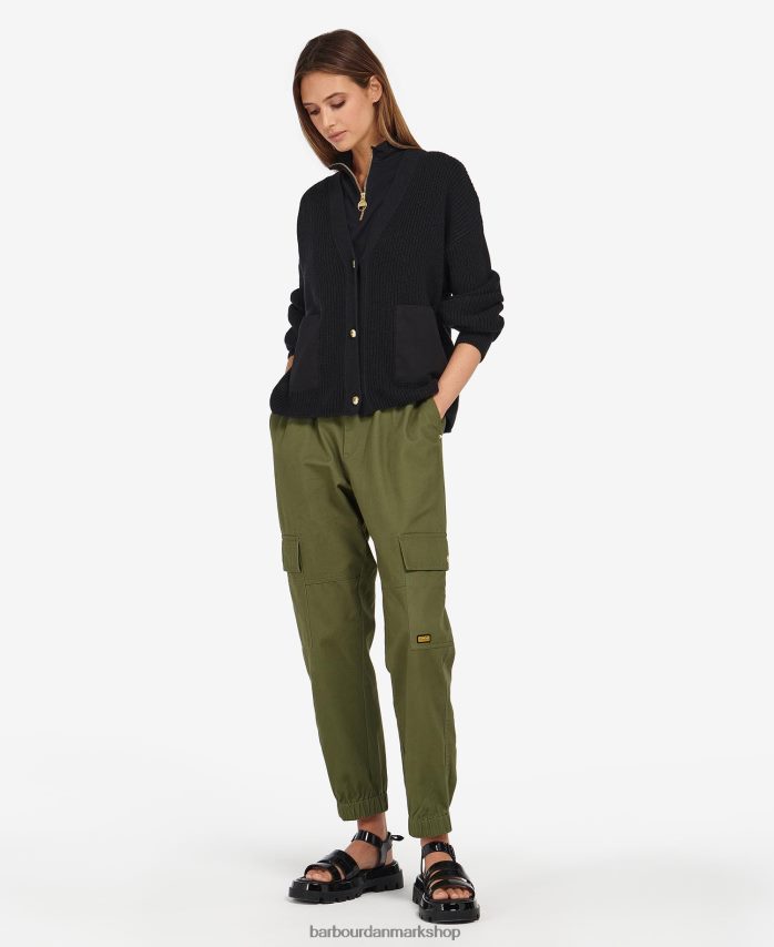 midnatsgrøn jensons cardigan BR2BR21970 Kvinder Barbour tøj