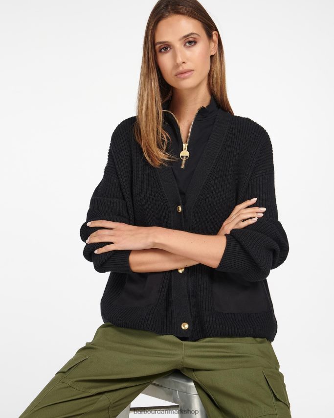 midnatsgrøn jensons cardigan BR2BR21970 Kvinder Barbour tøj