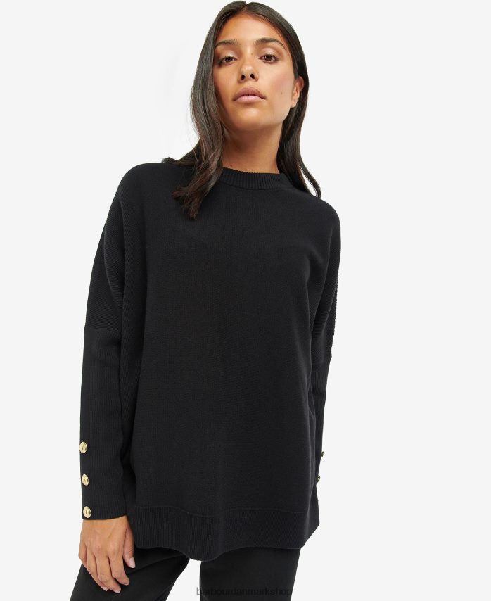 midnatsgrøn kubicansk jumper BR2BR21972 Kvinder Barbour tøj