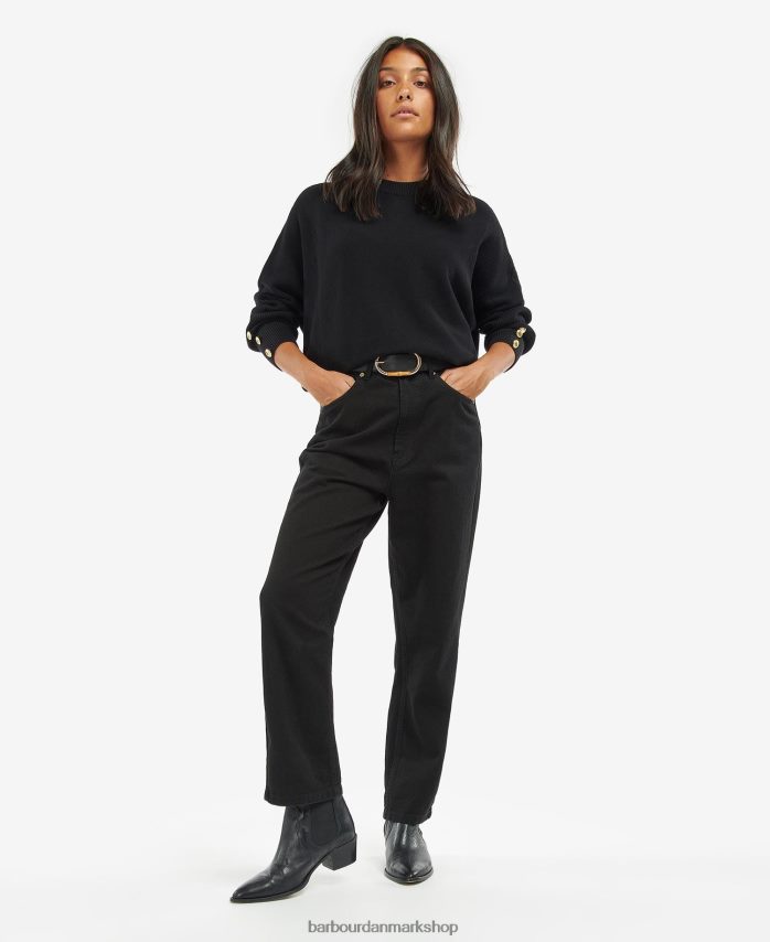 midnatsgrøn kubicansk jumper BR2BR21972 Kvinder Barbour tøj