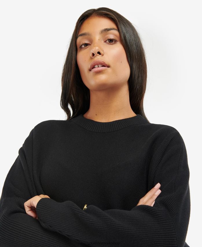 midnatsgrøn kubicansk jumper BR2BR21972 Kvinder Barbour tøj