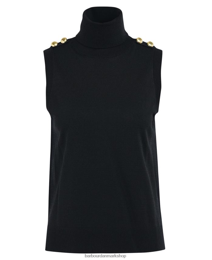 midnatsgrøn rosbern sweater vest BR2BR21960 Kvinder Barbour tøj