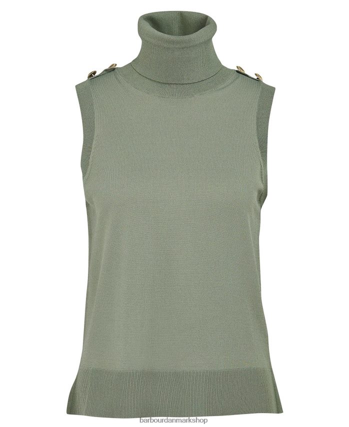 midnatsgrøn rosbern sweater vest BR2BR21971 Kvinder Barbour tøj