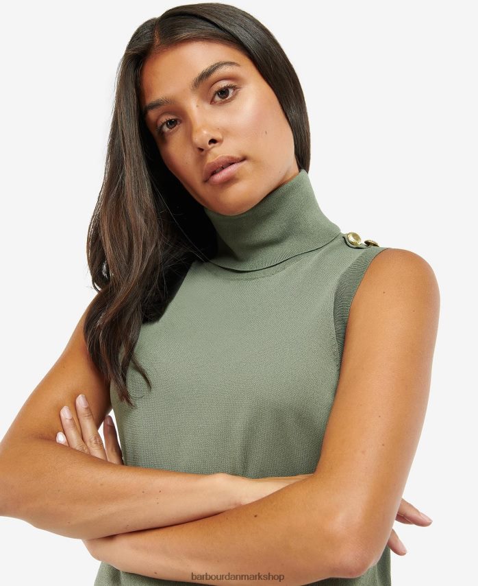 midnatsgrøn rosbern sweater vest BR2BR21971 Kvinder Barbour tøj