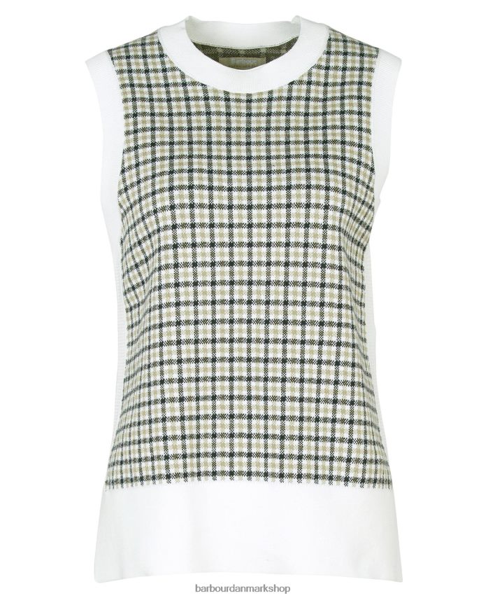 multicheck dumbarton strikket sweater vest BR2BR21975 Kvinder Barbour tøj