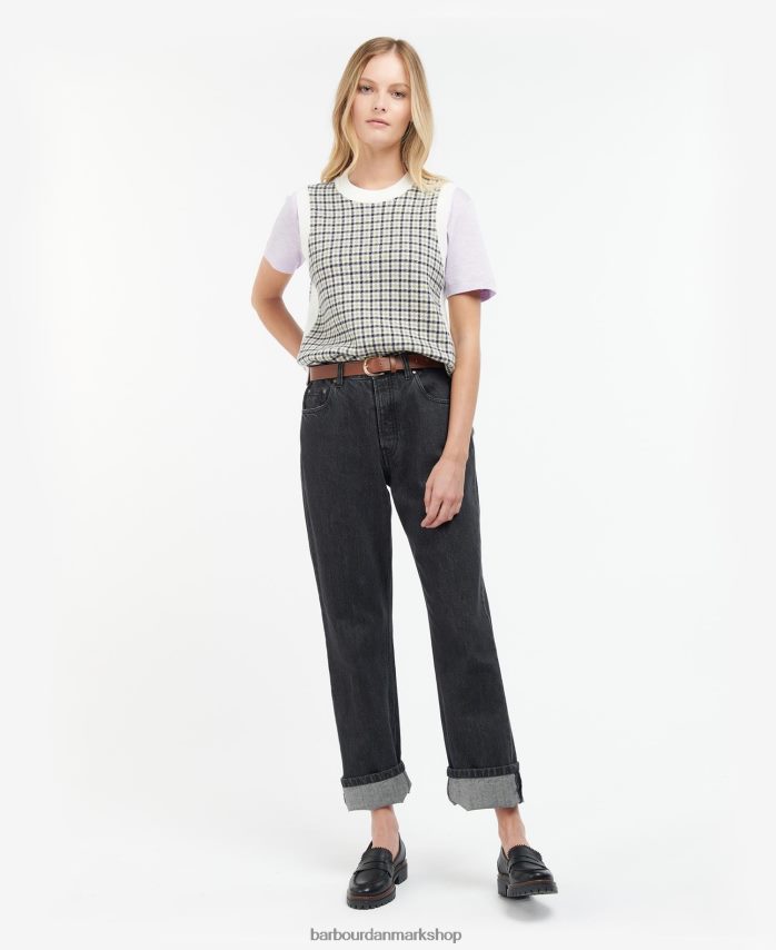 multicheck dumbarton strikket sweater vest BR2BR21975 Kvinder Barbour tøj