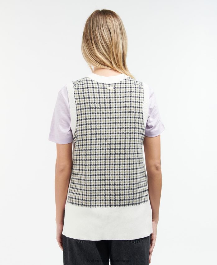 multicheck dumbarton strikket sweater vest BR2BR21975 Kvinder Barbour tøj