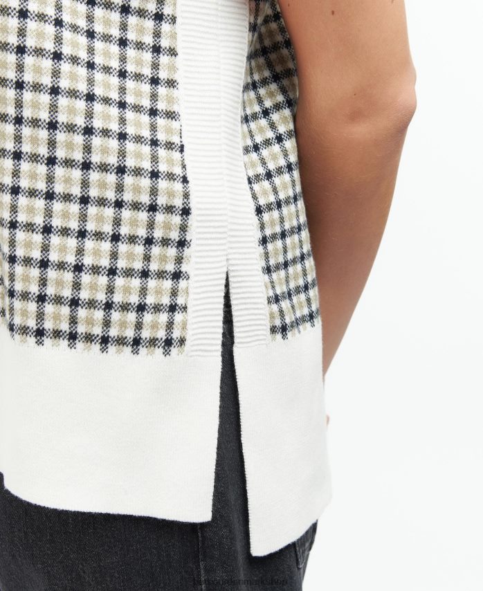 multicheck dumbarton strikket sweater vest BR2BR21975 Kvinder Barbour tøj