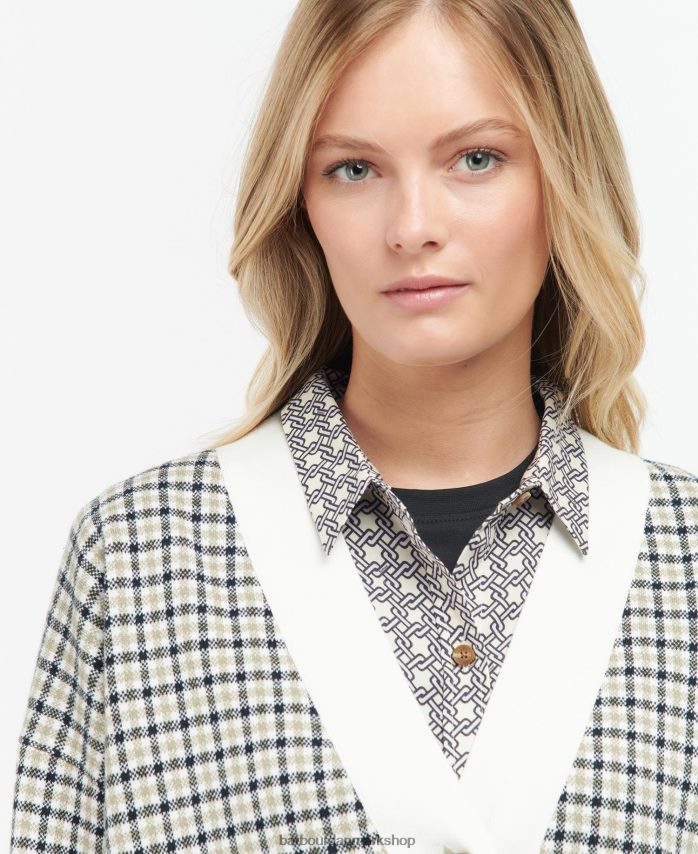 multicheck hebriderne cardigan BR2BR21968 Kvinder Barbour tøj