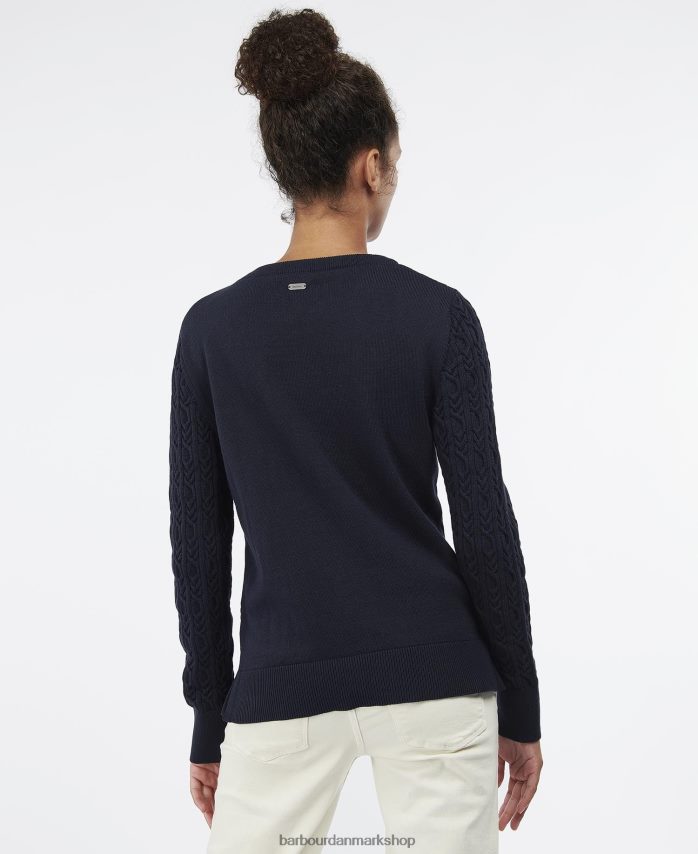 off white hampton strik BR2BR21950 Kvinder Barbour tøj