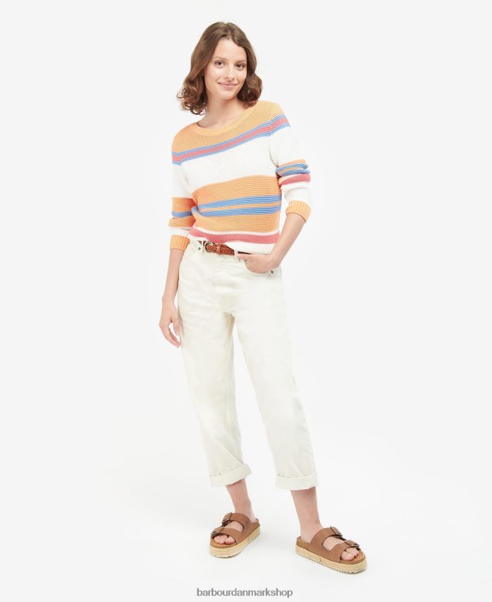 off white littlehampton sweater BR2BR21929 Kvinder Barbour tøj