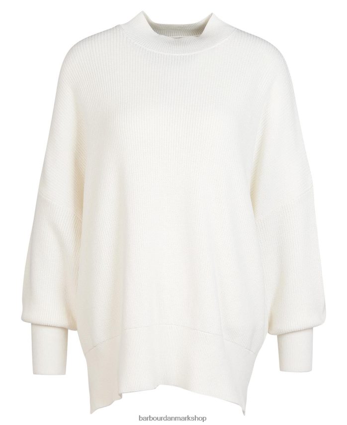 optik hvid pavillon strik BR2BR21959 Kvinder Barbour tøj