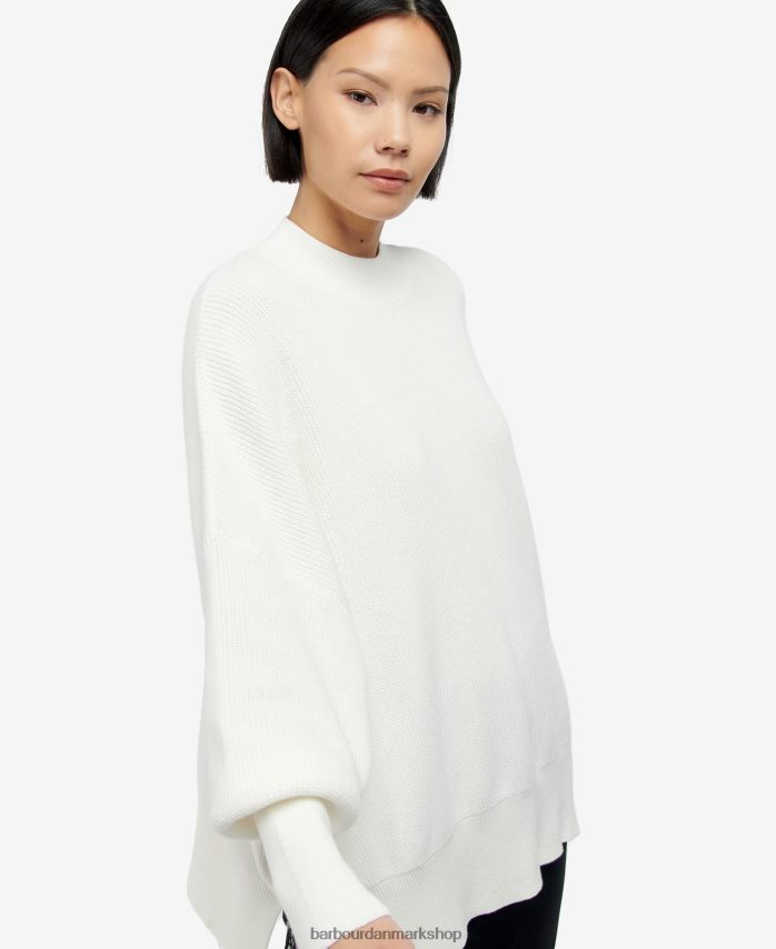 optik hvid pavillon strik BR2BR21959 Kvinder Barbour tøj