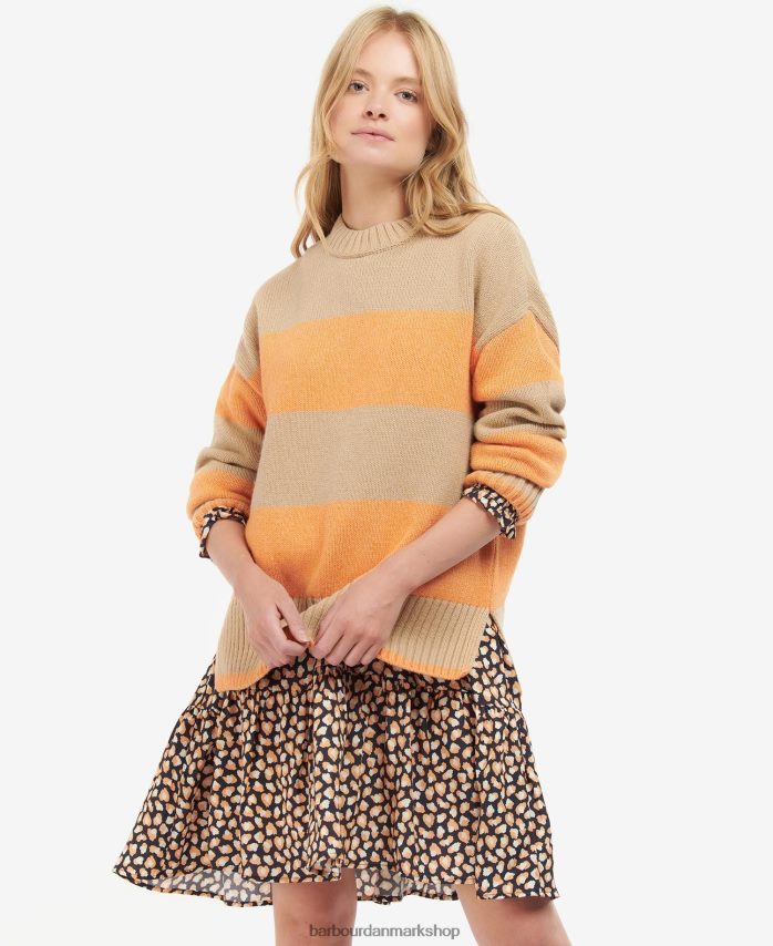 papaya stribe ezili striktrøje BR2BR21939 Kvinder Barbour tøj