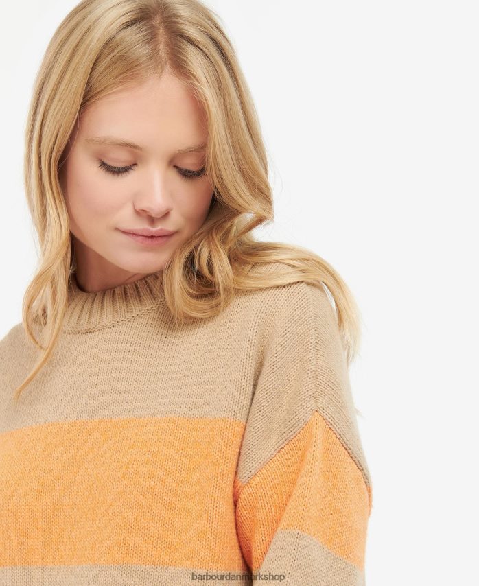 papaya stribe ezili striktrøje BR2BR21939 Kvinder Barbour tøj