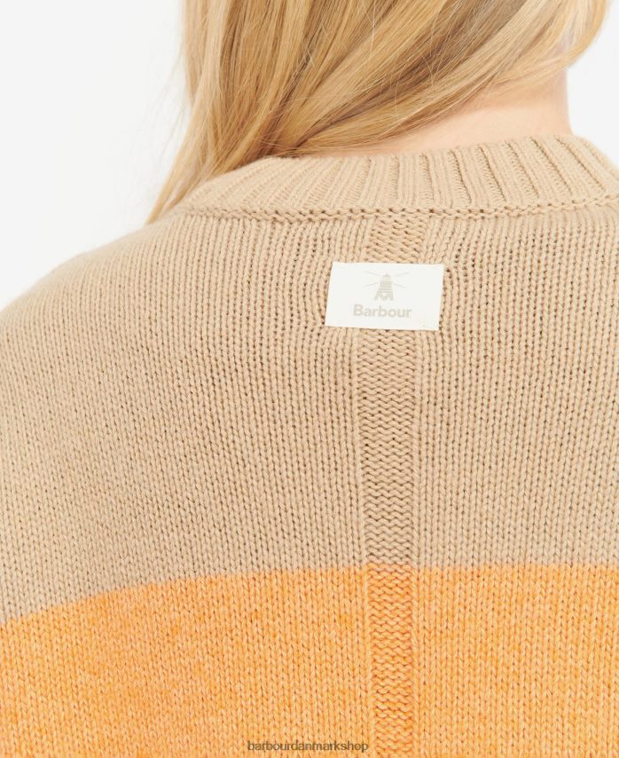 papaya stribe ezili striktrøje BR2BR21939 Kvinder Barbour tøj