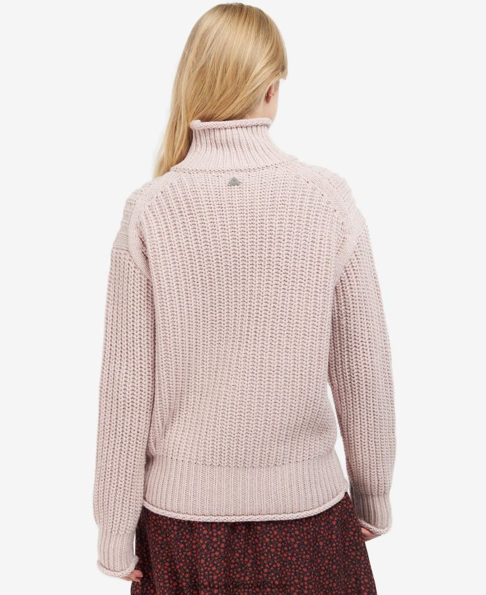 rosenkvarts rockcliffe strik BR2BR21958 Kvinder Barbour tøj