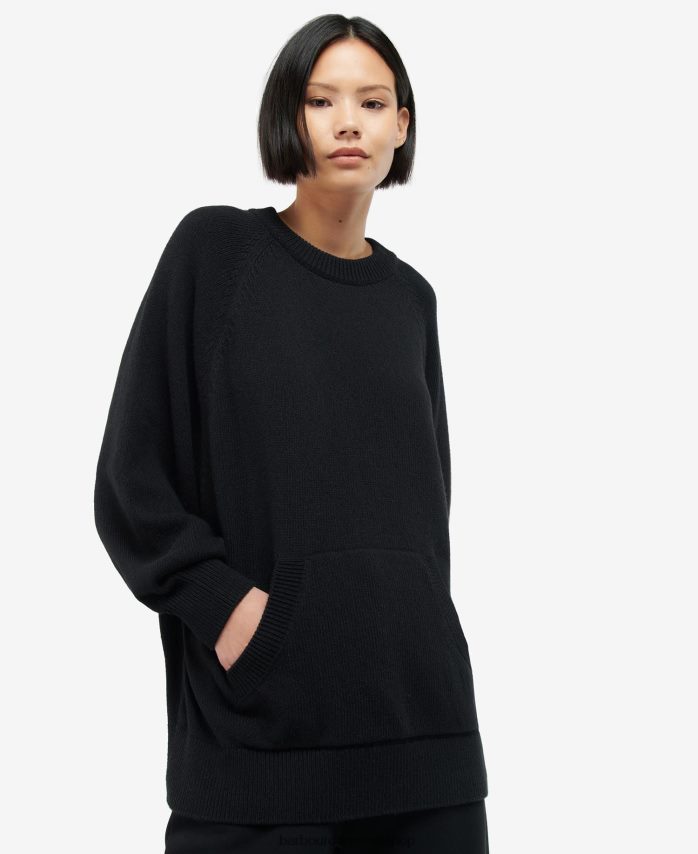 sort homerun strik BR2BR21985 Kvinder Barbour tøj