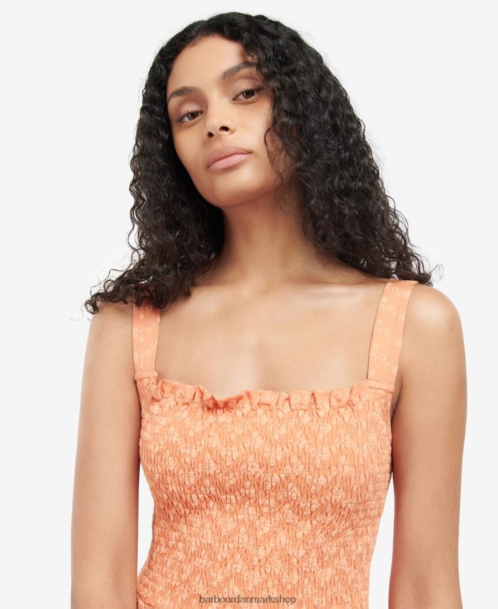 Fersken træ bakkekjole BR2BR21817 Kvinder Barbour tøj