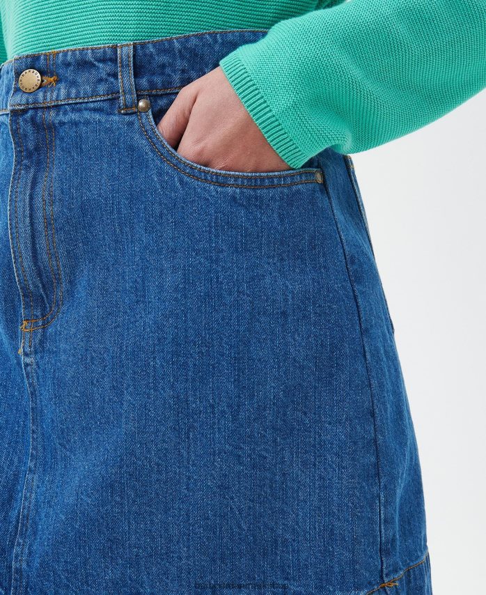 autentisk vask tidsel nederdel BR2BR21844 Kvinder Barbour tøj