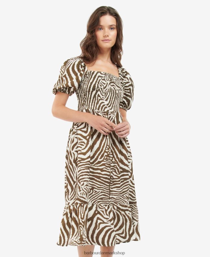 equus kakao martello kjole BR2BR21856 Kvinder Barbour x House of Hackney tøj