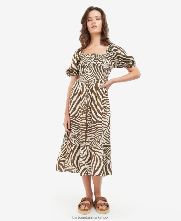 equus kakao martello kjole BR2BR21856 Kvinder Barbour x House of Hackney tøj