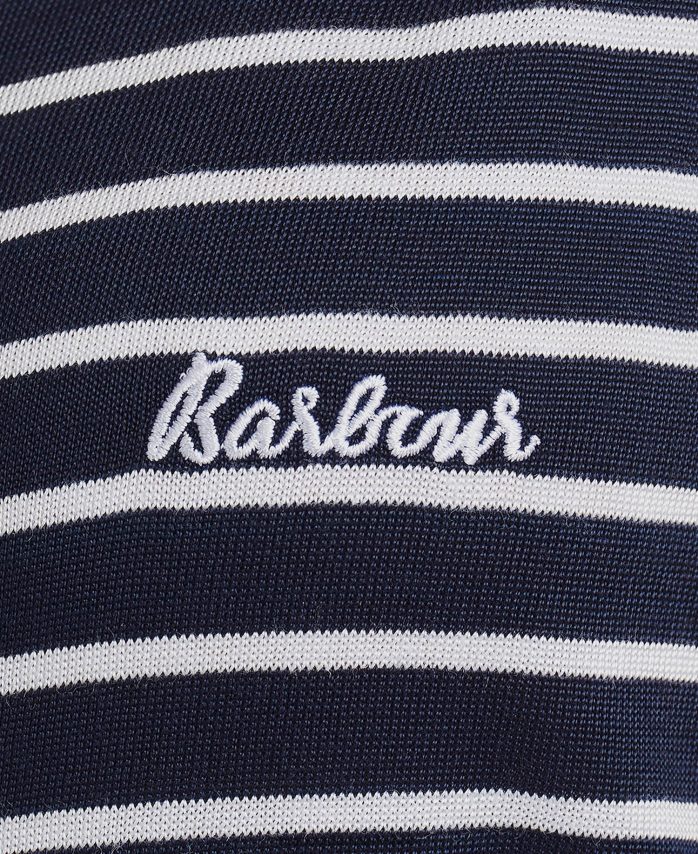 hvid/marineblå dalmore stribet kjole BR2BR21826 Kvinder Barbour tøj