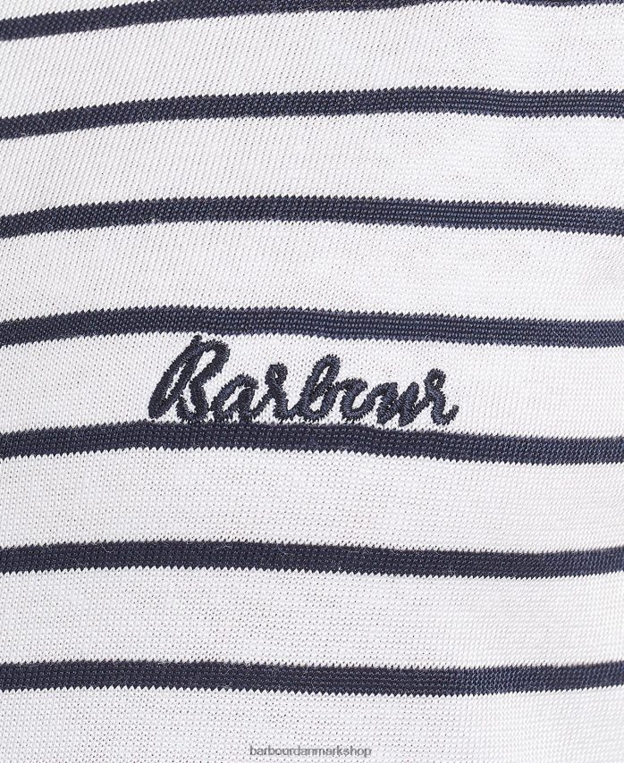 hvid/marineblå dalmore stribet kjole BR2BR21860 Kvinder Barbour tøj