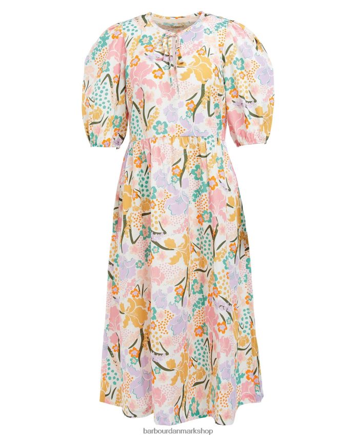 klassisk multi delphinium midikjole BR2BR21828 Kvinder Barbour tøj