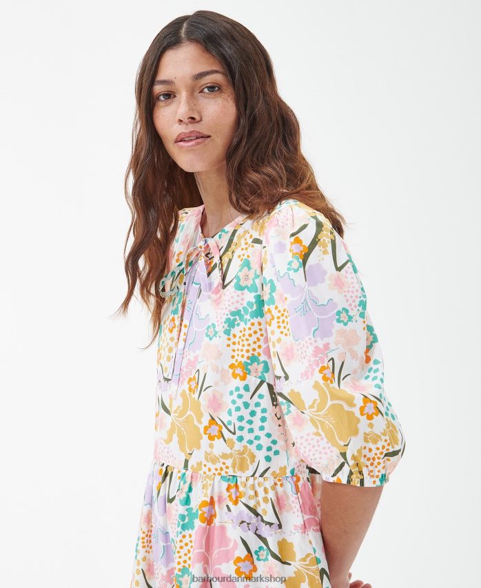 klassisk multi delphinium midikjole BR2BR21828 Kvinder Barbour tøj