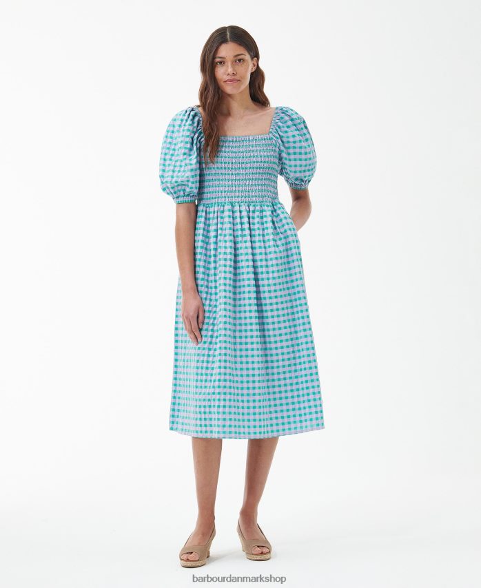 klassisk multi geranium midikjole BR2BR21848 Kvinder Barbour tøj