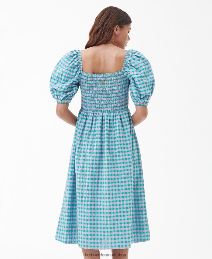 klassisk multi geranium midikjole BR2BR21848 Kvinder Barbour tøj