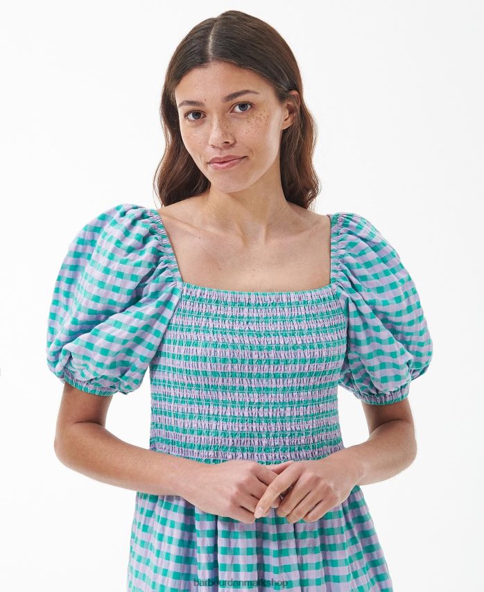 klassisk multi geranium midikjole BR2BR21848 Kvinder Barbour tøj