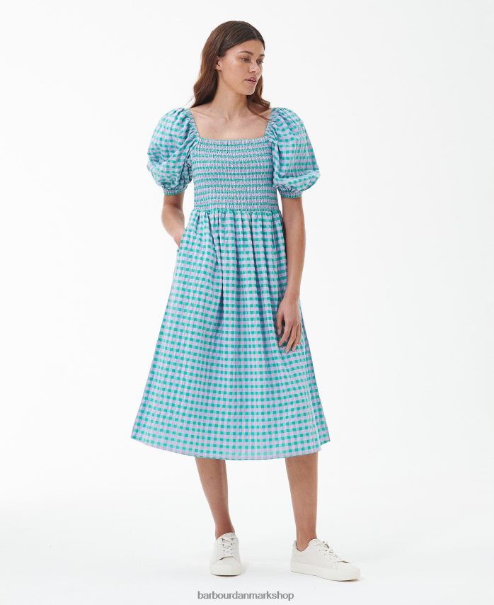 klassisk multi geranium midikjole BR2BR21848 Kvinder Barbour tøj