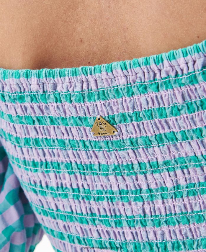 klassisk multi geranium midikjole BR2BR21848 Kvinder Barbour tøj