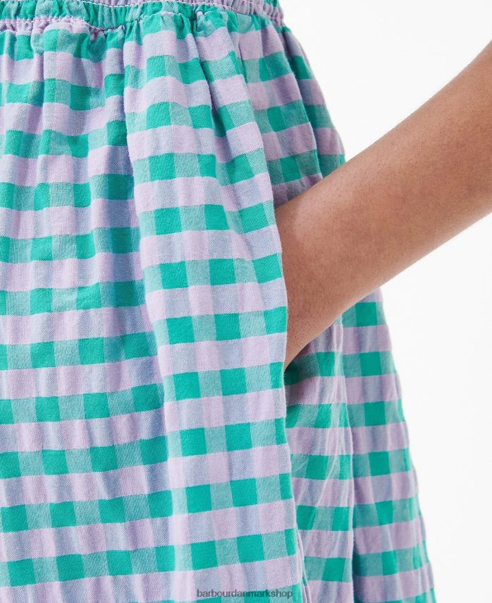 klassisk multi geranium midikjole BR2BR21848 Kvinder Barbour tøj